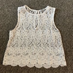 Charlotte Russe Floral Embroidered Top